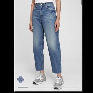 Gap high rise barrel jeans